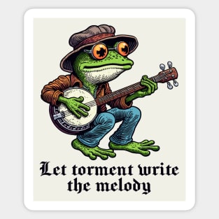 Let torment write the melody Sticker